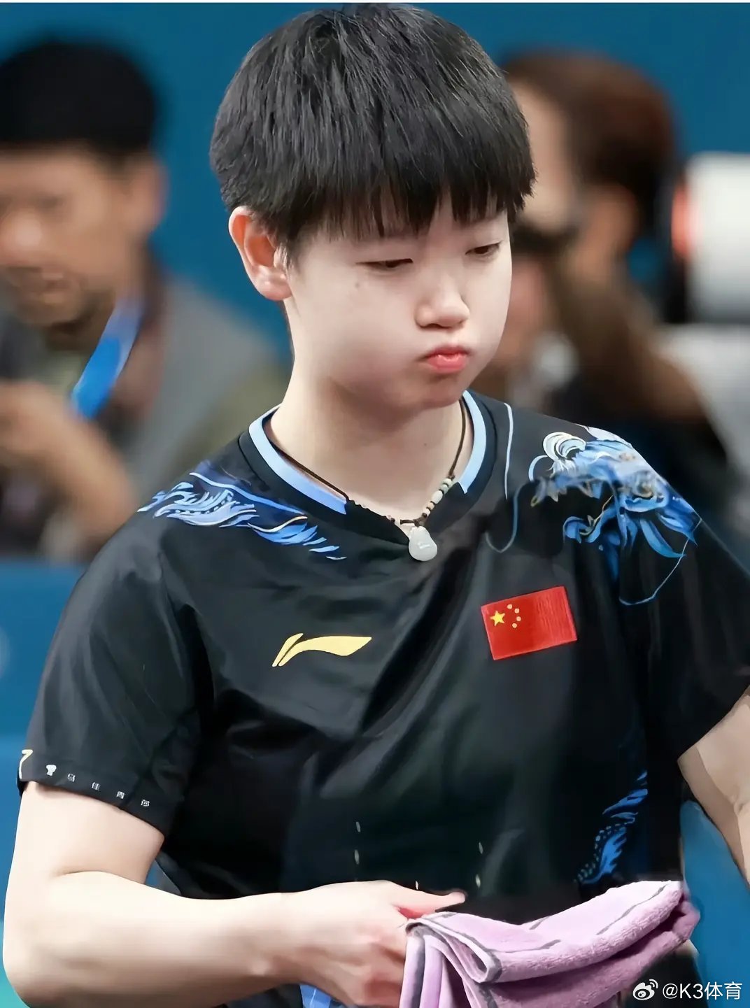 孙颖莎把自己打成了表情包莎莎太可爱了了，这么可爱的表情包直接拿捏所有人。