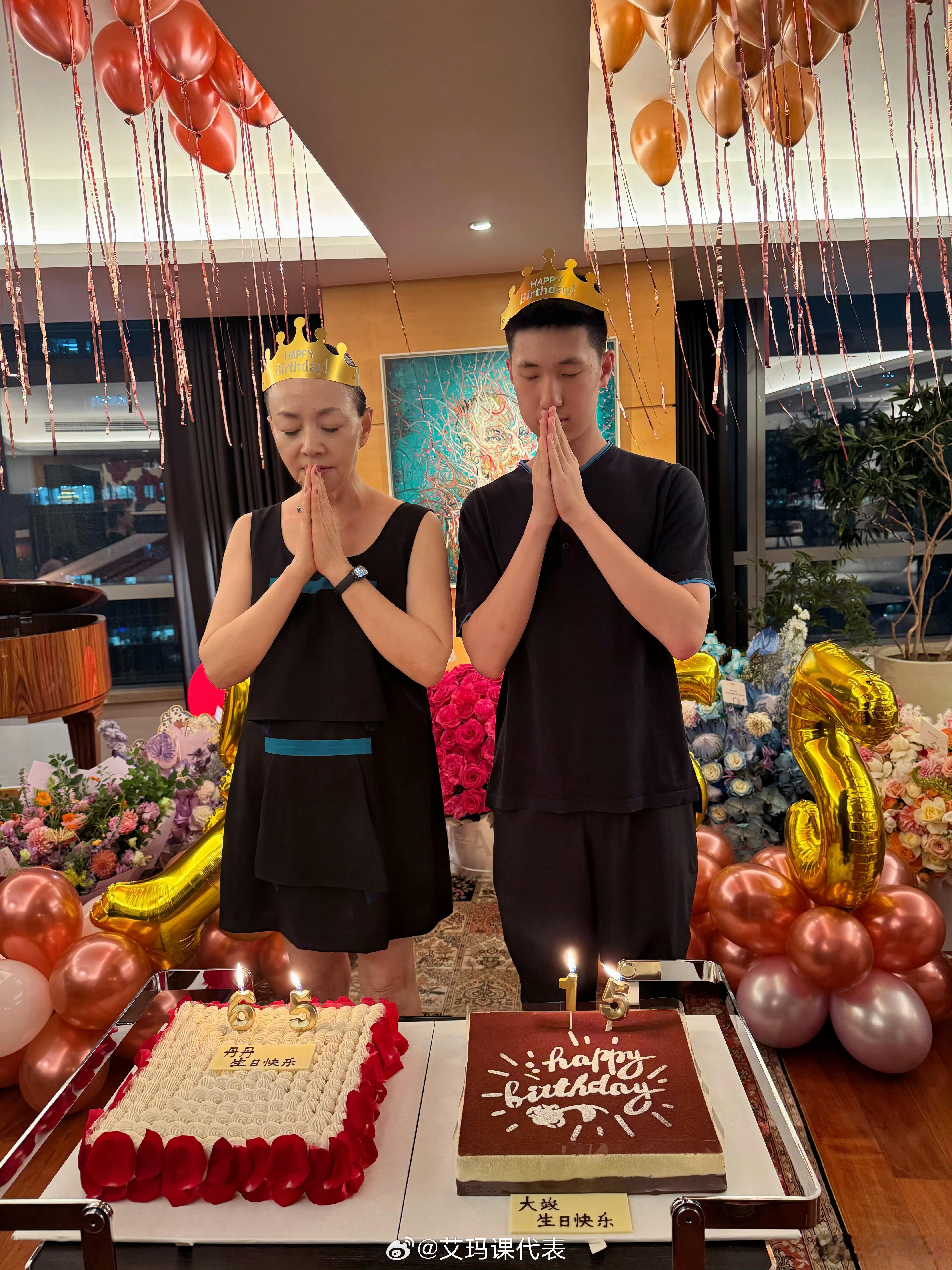 宋丹丹和林永健儿子一起庆生宋丹丹林大竣一起庆生宋丹丹和林永健儿子一起庆生，65