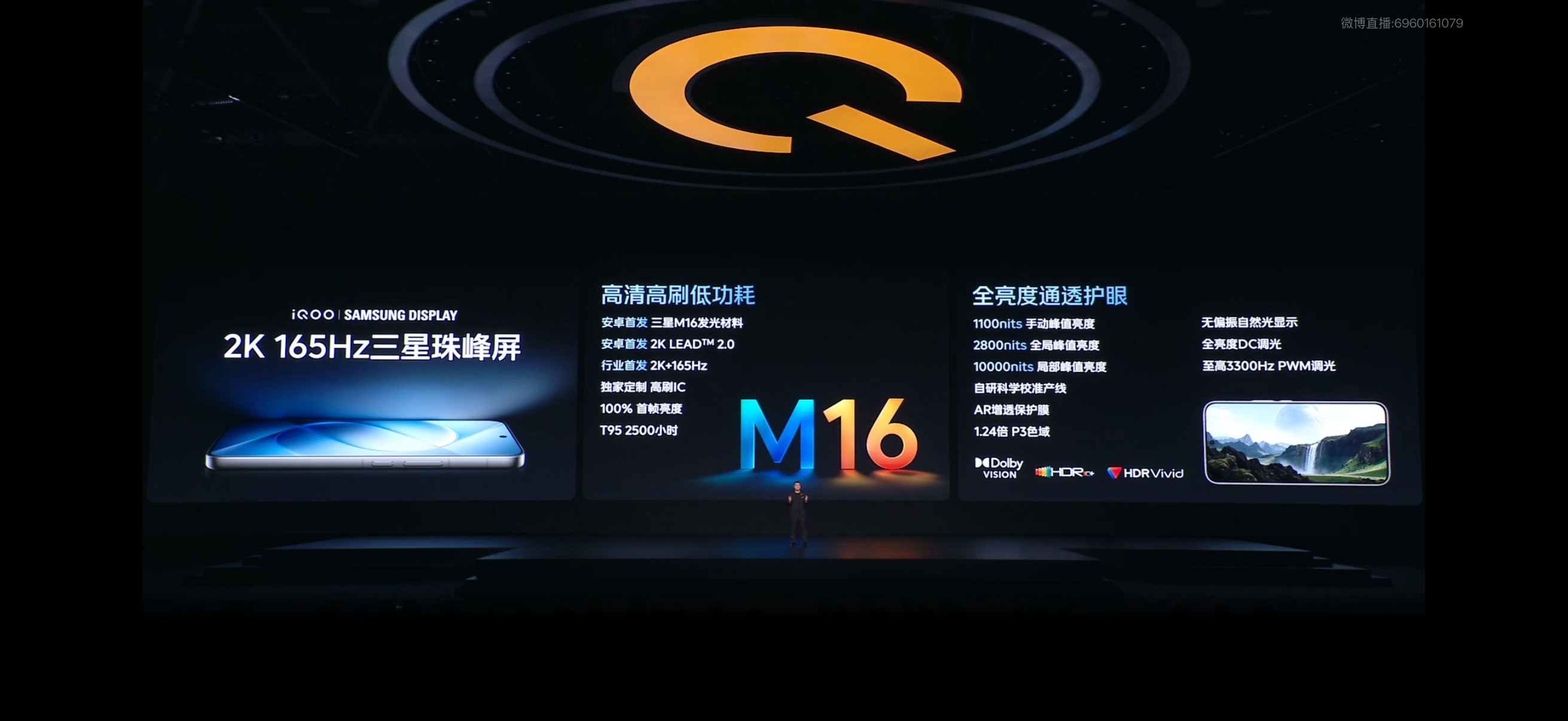 #iQOO16#这次性能这块堆得挺满，第六代骁龙8超级至尊版加自研电竞芯片Q4，2K加165Hz也直