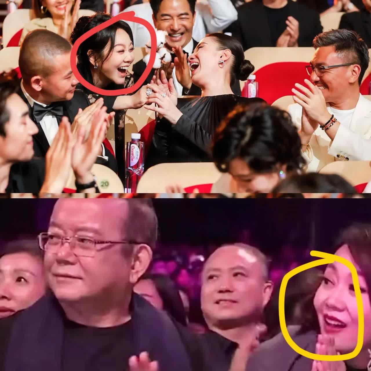 说句大实话,这届白玉兰贡献了可以载入内娱史册的一张照片果然，是不是“水后