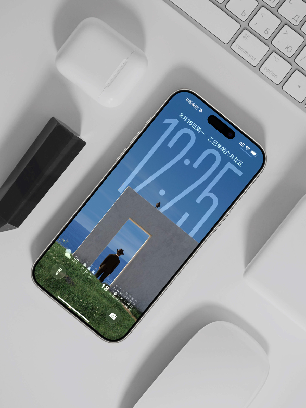 今日份的iOS26景深壁纸“隔着屏幕都能感受到的孤独感”​​​