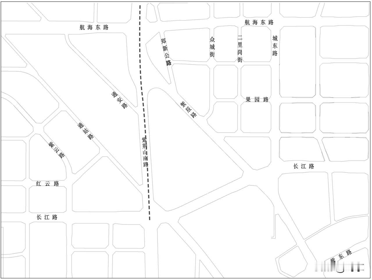 郑州紫荆山南路下穿方案！从新公示的街坊控规来看，紫荆山南路下穿航海路规划机动车