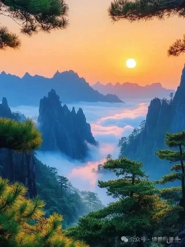 上联:大海无风千层浪下联:深山有云万里天横批:境由心生