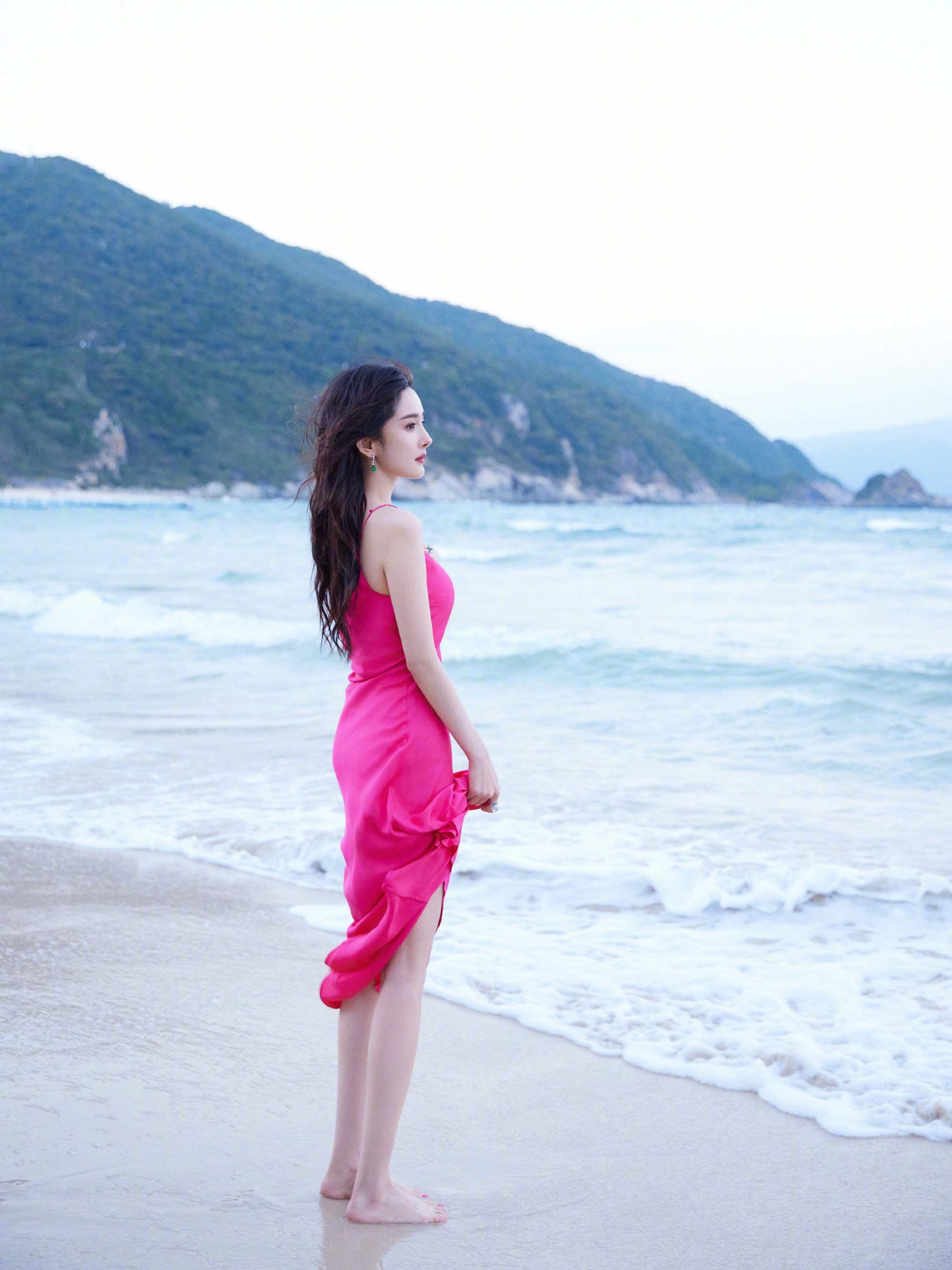 杨幂不见尽头🌊海边