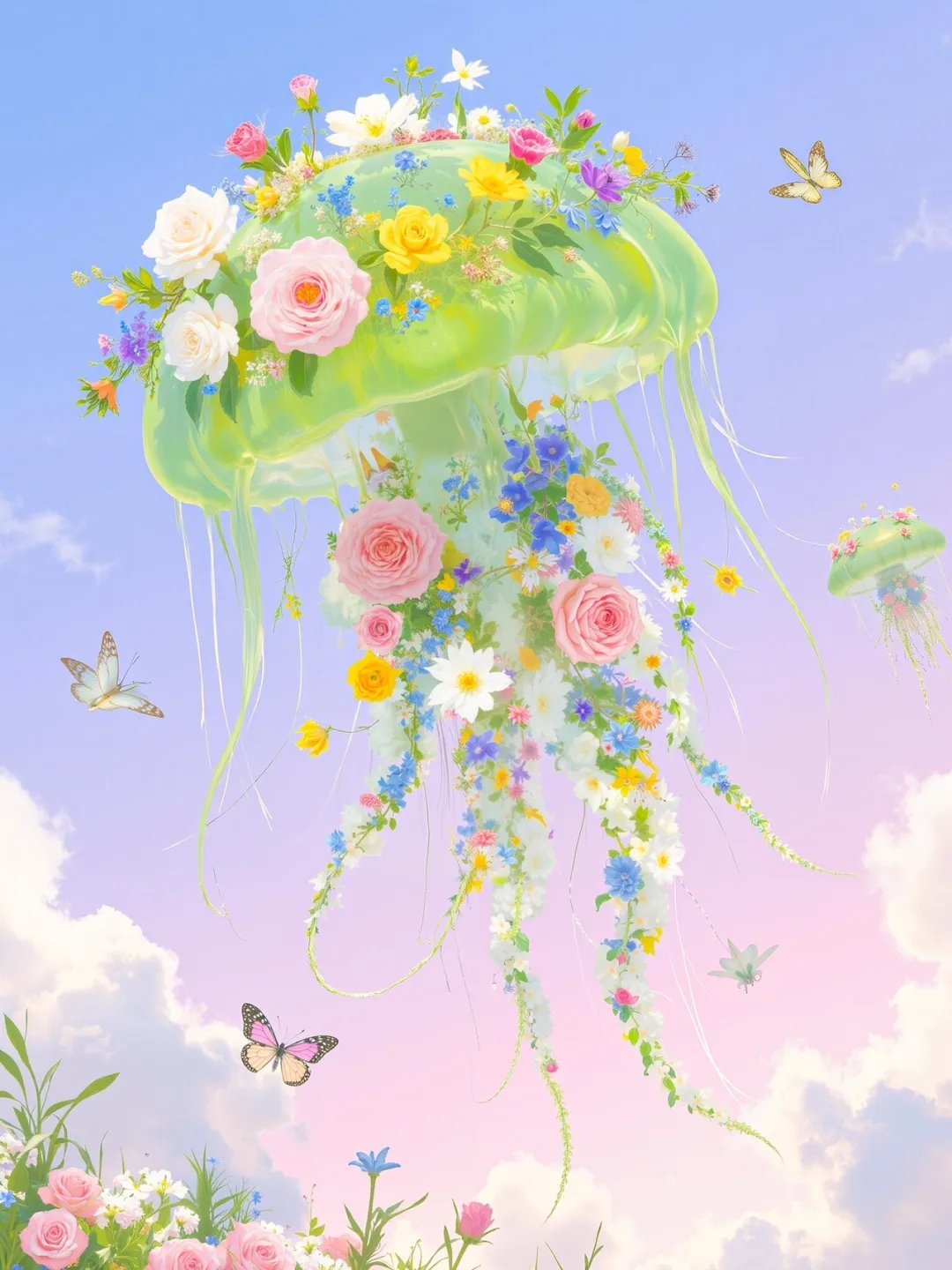 花朵水母​​​