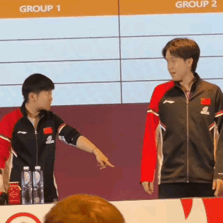 王楚钦又被孙颖莎说了，在昨天进行的混团世界杯抽签仪式上，两人作为运动员代表参加，