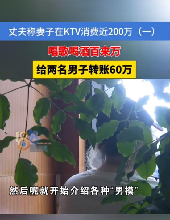 2024年，杭州一女子在KTV消费后，瞒着丈夫点了两名男模，在有偿陪侍的过程中，