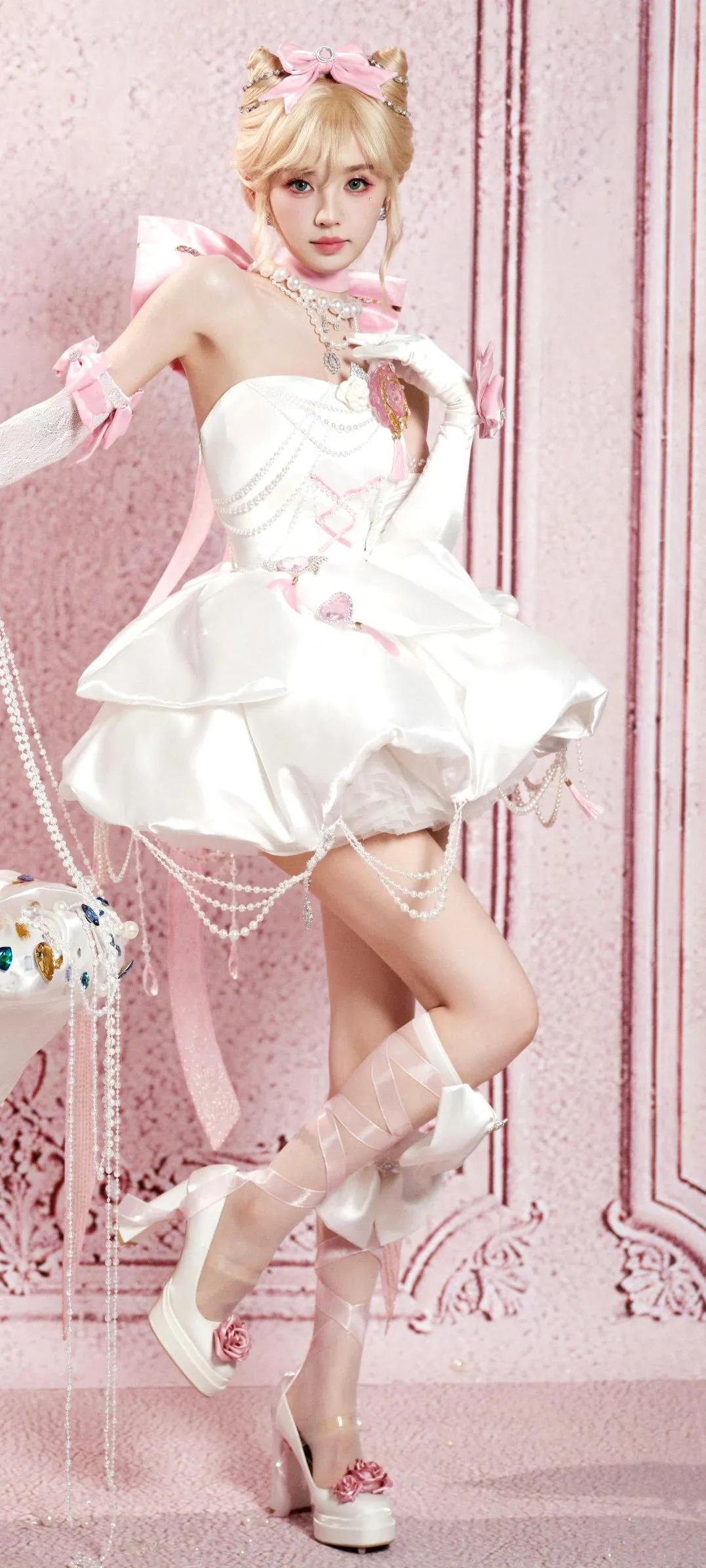 田曦薇：梦幻粉嫩公主风，甜美可爱，仙气飘飘！💖🌸✨温柔粉系公主梦幻公主造型