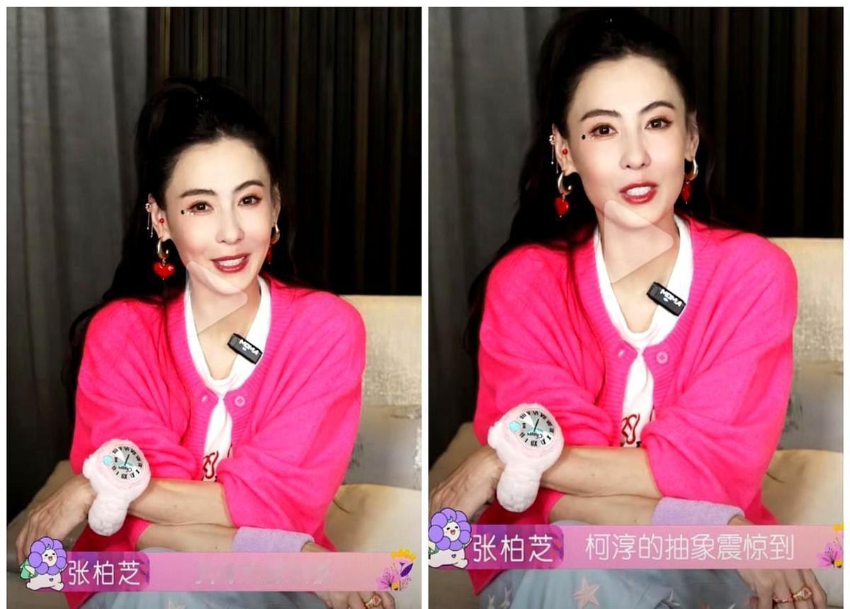 柯淳翻跟头，张柏芝真急了。不是骂他，是拉到角落，手把手教他怎么翻才不摔。没人