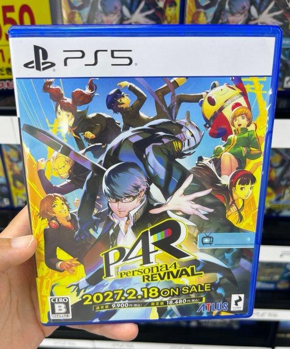 女神异闻录4RE线下实体盒曝光！本作将于2027年2月18日发售登陆PS、XBO