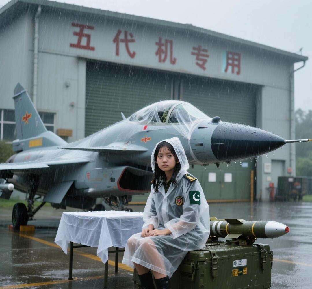 《卖歼-10的小女孩》天冷极了，下着雨，又快黑了。一个乖巧的小女孩淋着雨坐在角落
