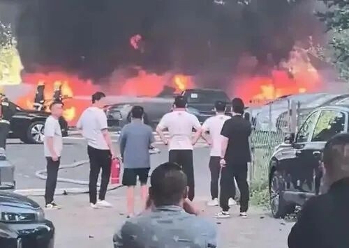74岁老人烧杨絮引燃20辆汽车