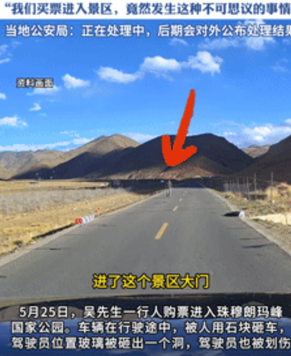 “没完没了了？男子扔石头攻击游客，致5车受损1人受伤！警方：系<em>精神病</em>患者，已送