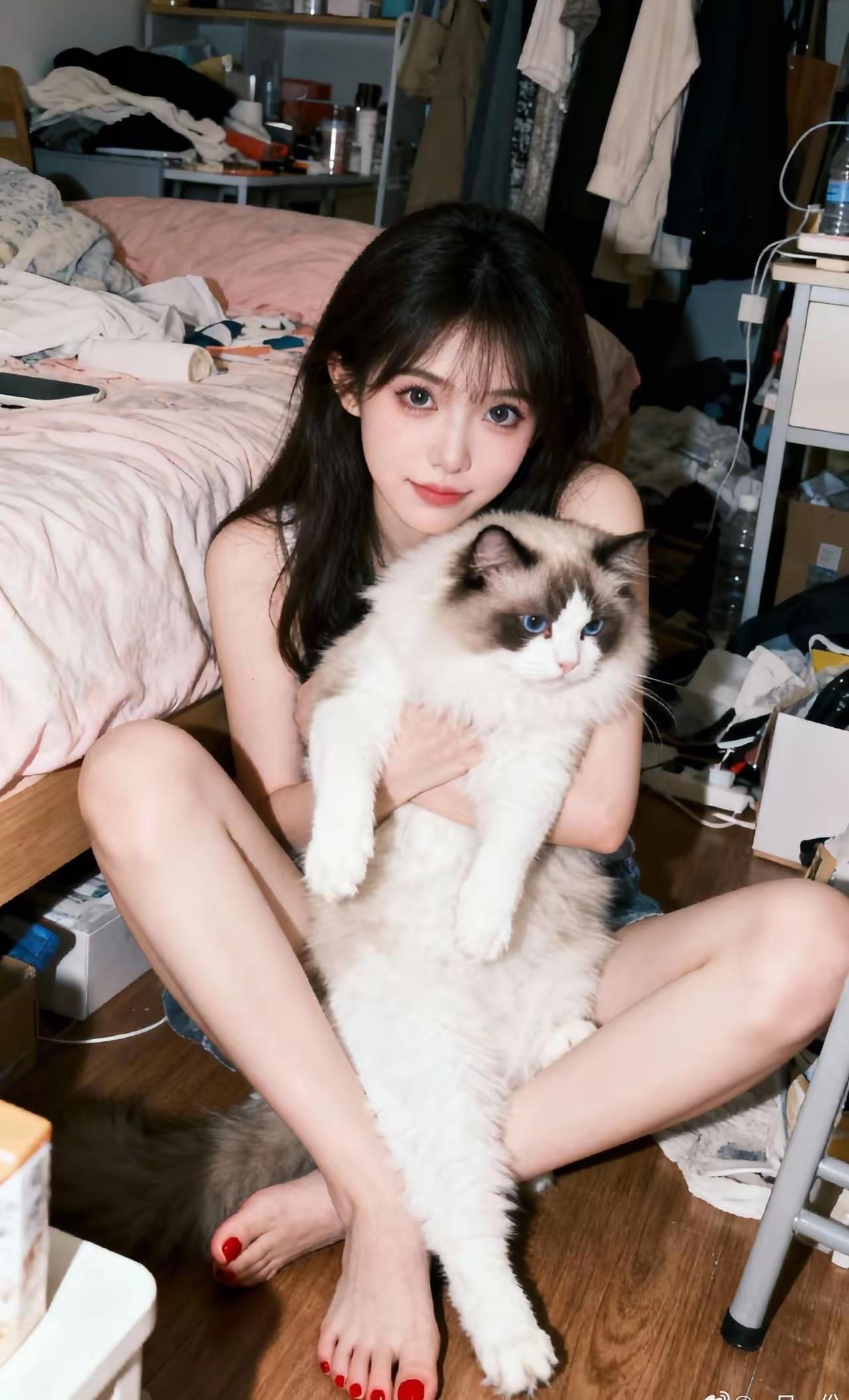 “拥抱我的猫，享受慵懒的午后时光”🐱💕北交所来了，你敢不敢买露台上的萌猫