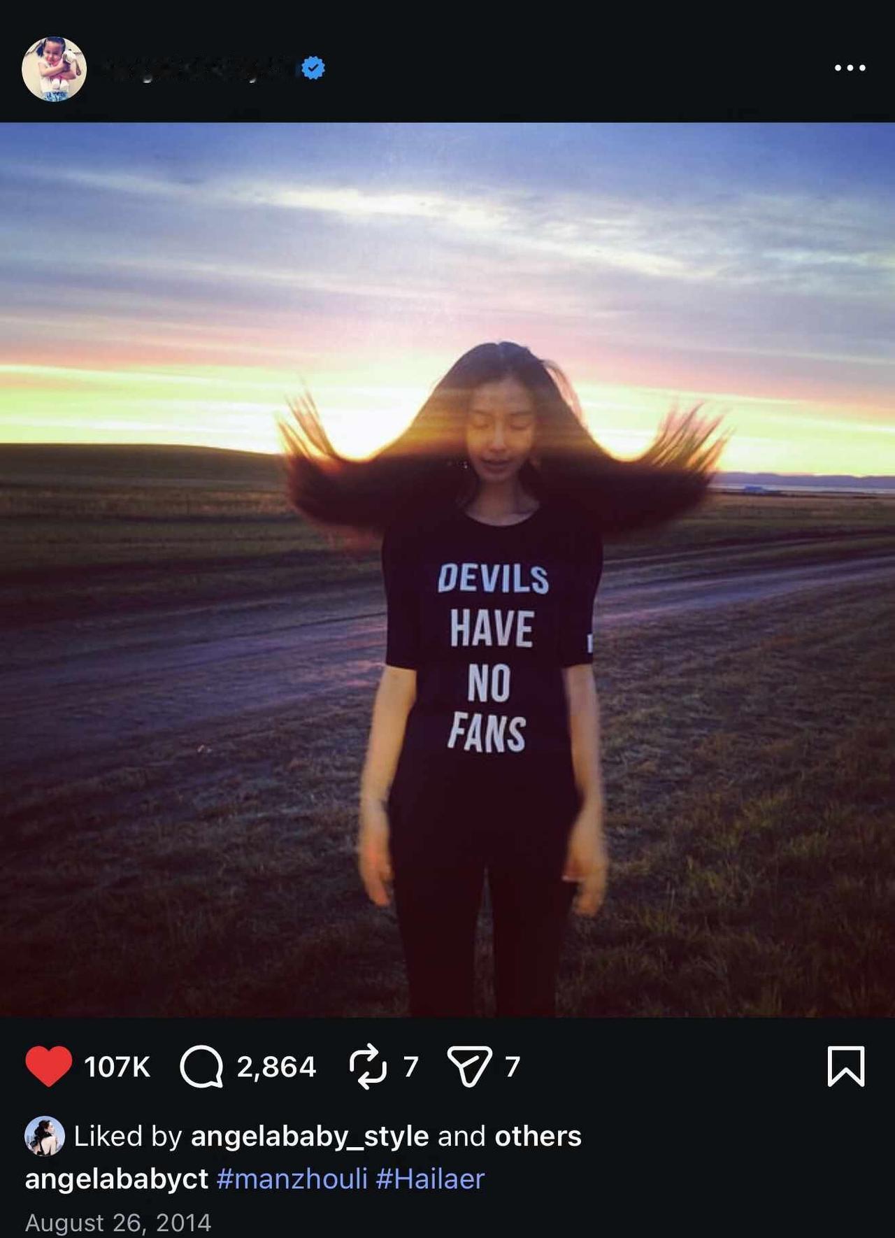 Angelababy的二十不惑早期野性，自由，不羁的baby，已经开始崭露他在
