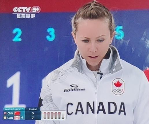 中国5-7加拿大2月16日，2026年米兰冬奥会女子冰壶，2胜2负排名第6