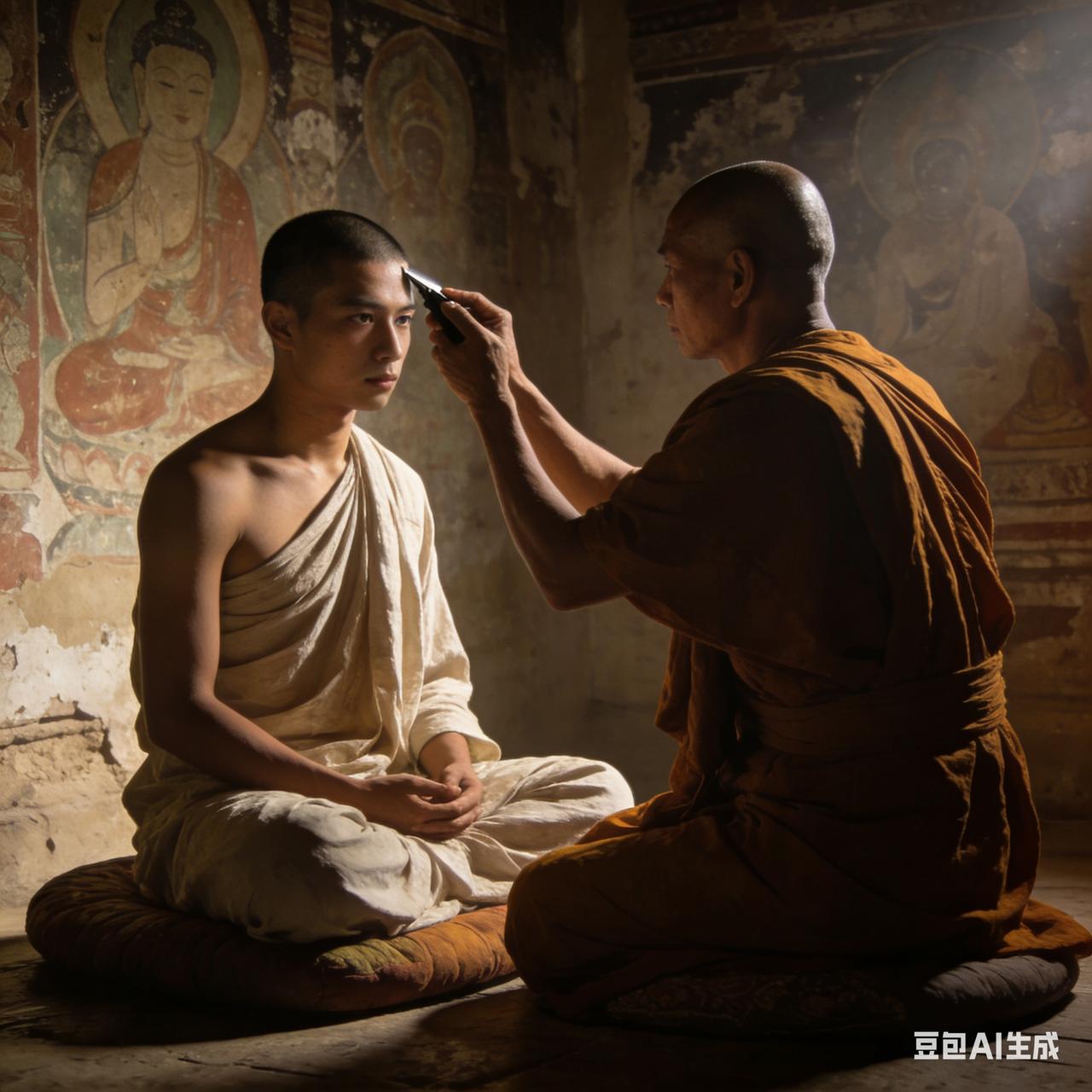 天龙寺的慧明和尚是半路出家的。他本是县衙里一名小吏，俗家姓康，单名一个辰字。那时