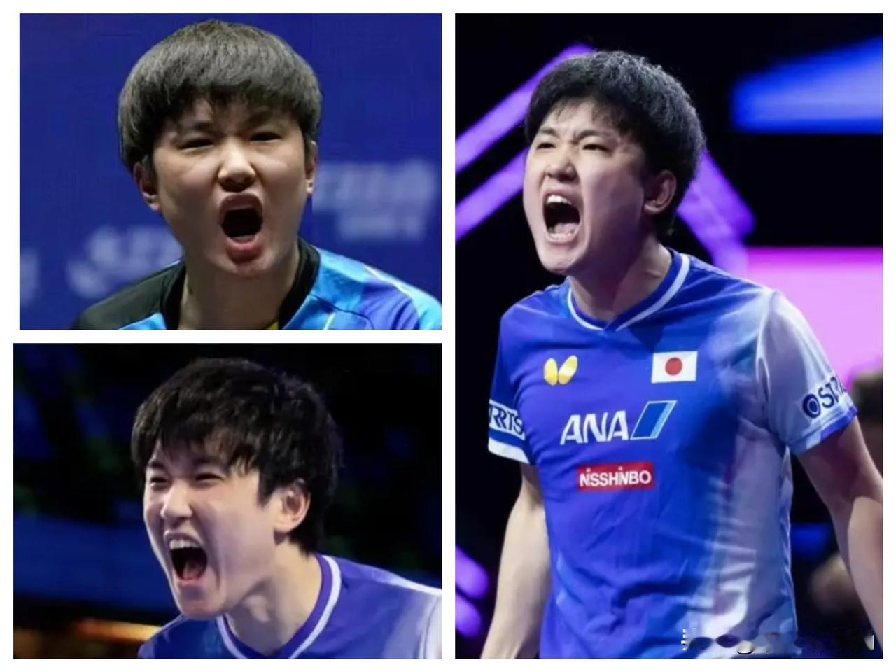 看张本智和打球，第一件事必须是找遥控器按静音。真的太吵了，赢一个球恨不得把房