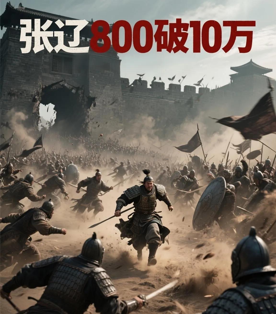 张辽怎么就800人杀的孙权大败而归，孙权就那么菜，张辽就那么猛吗？公元215年
