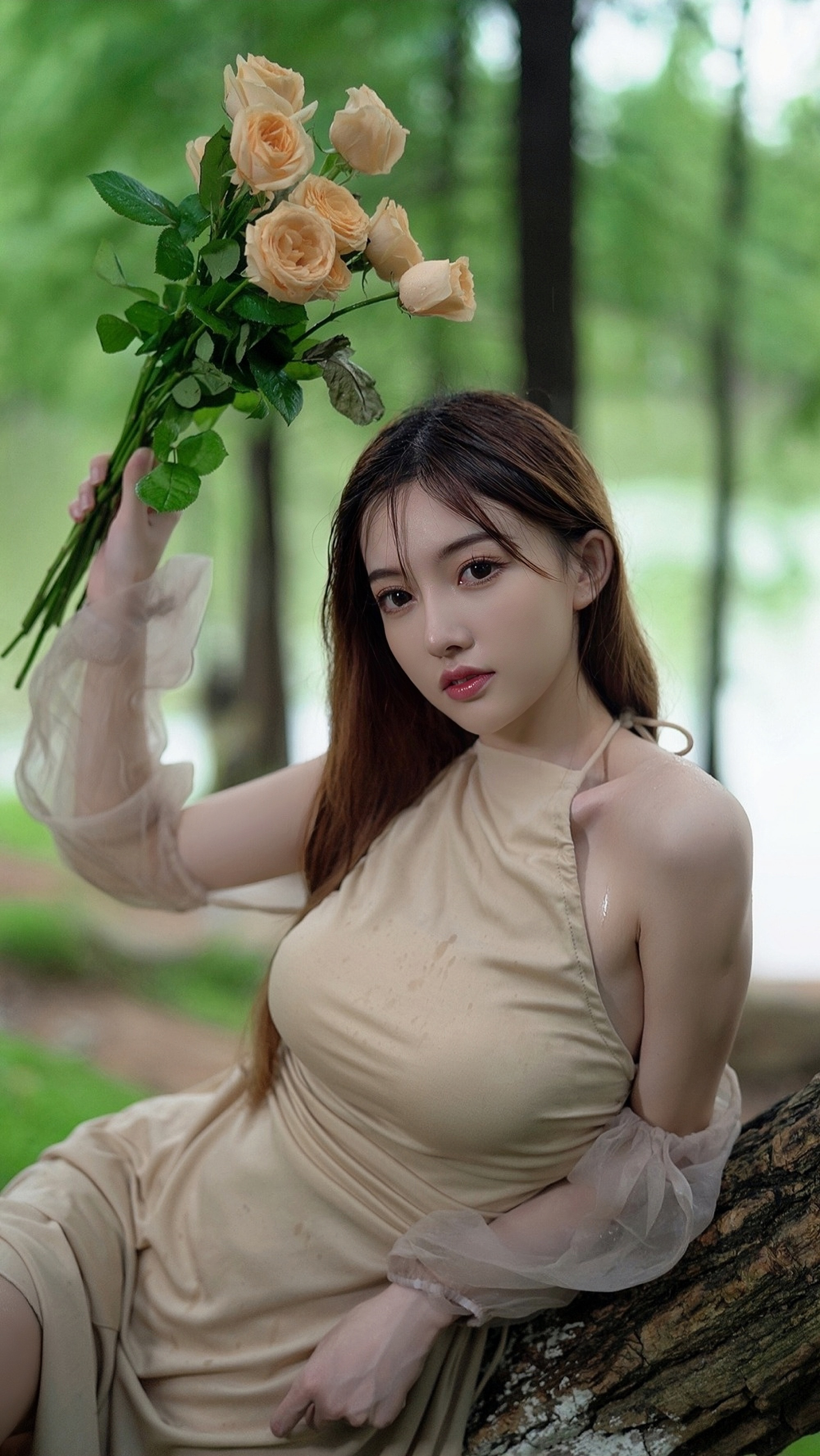 你和花都好看