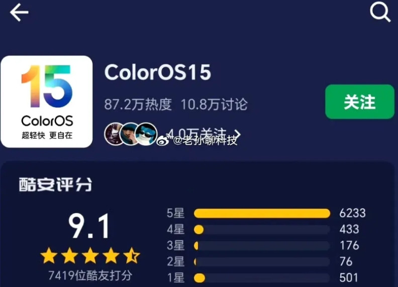 OPPO第一，荣耀第二，小米第三，华为第五以下是国产系统的最新评分:OPPO