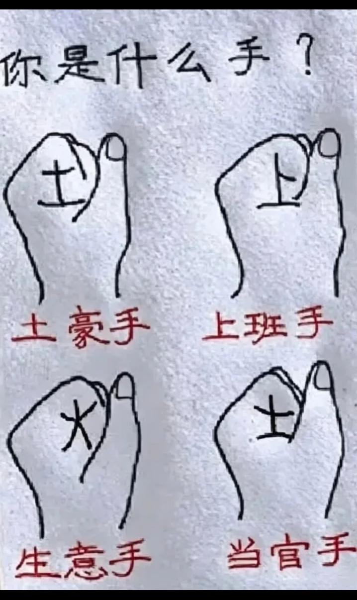 看看你你们的手？我也忒土豪了吧......
