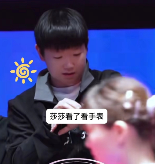 新疆乒超最后一天，王楚钦和孙颖莎都回北京了，因为不管他们参不参加比赛，魏桥