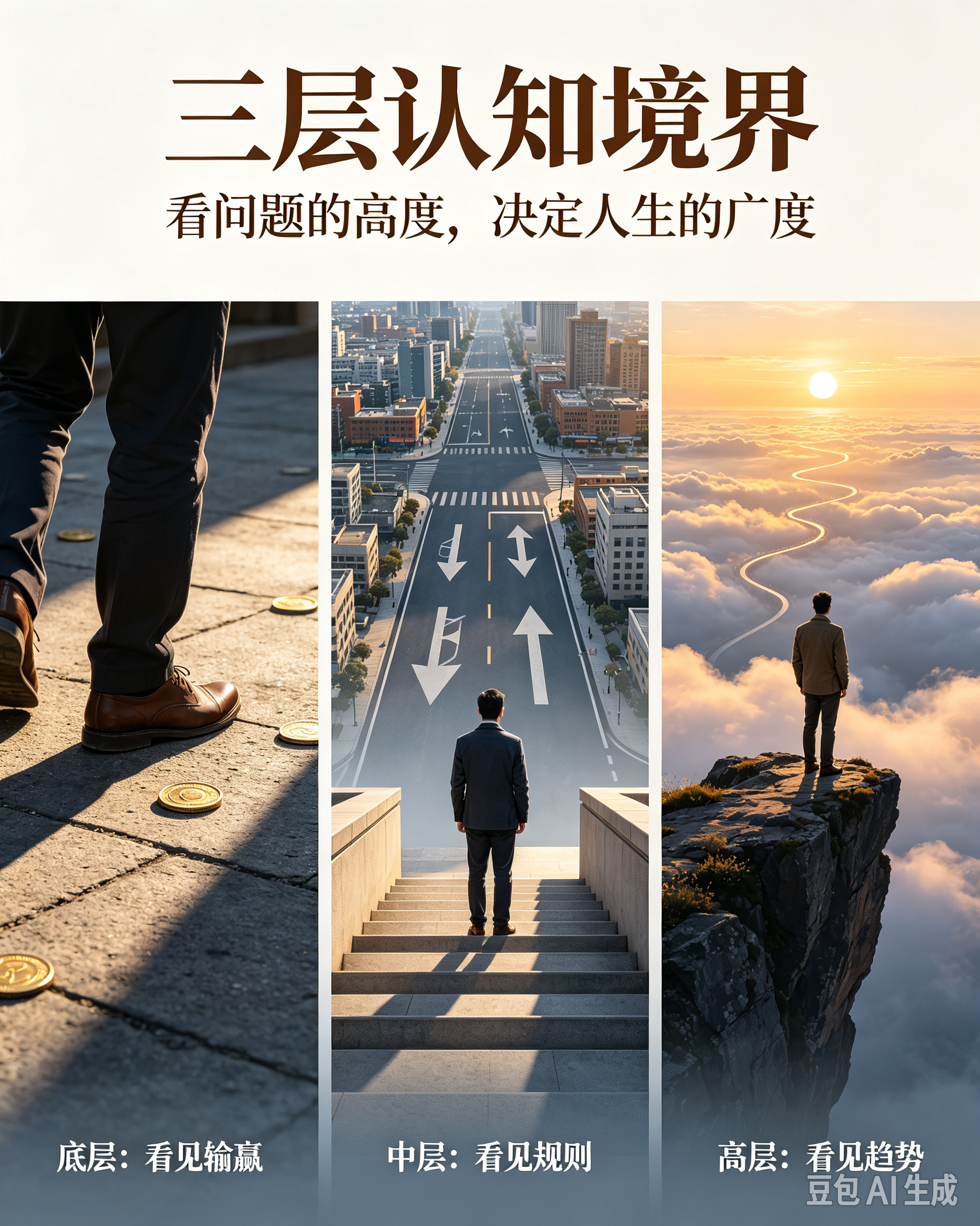 底层人中层人和高层人对世界的理解还有对人的理解人与人的阶层差距，本质不是财富和地位的差距，而是对世界
