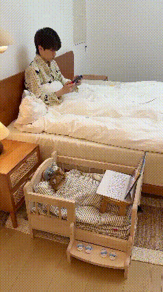 刷到这个视频直接愣住，这哪里是养猫，这分明是养了个小祖宗啊！小猫咪舒舒服服