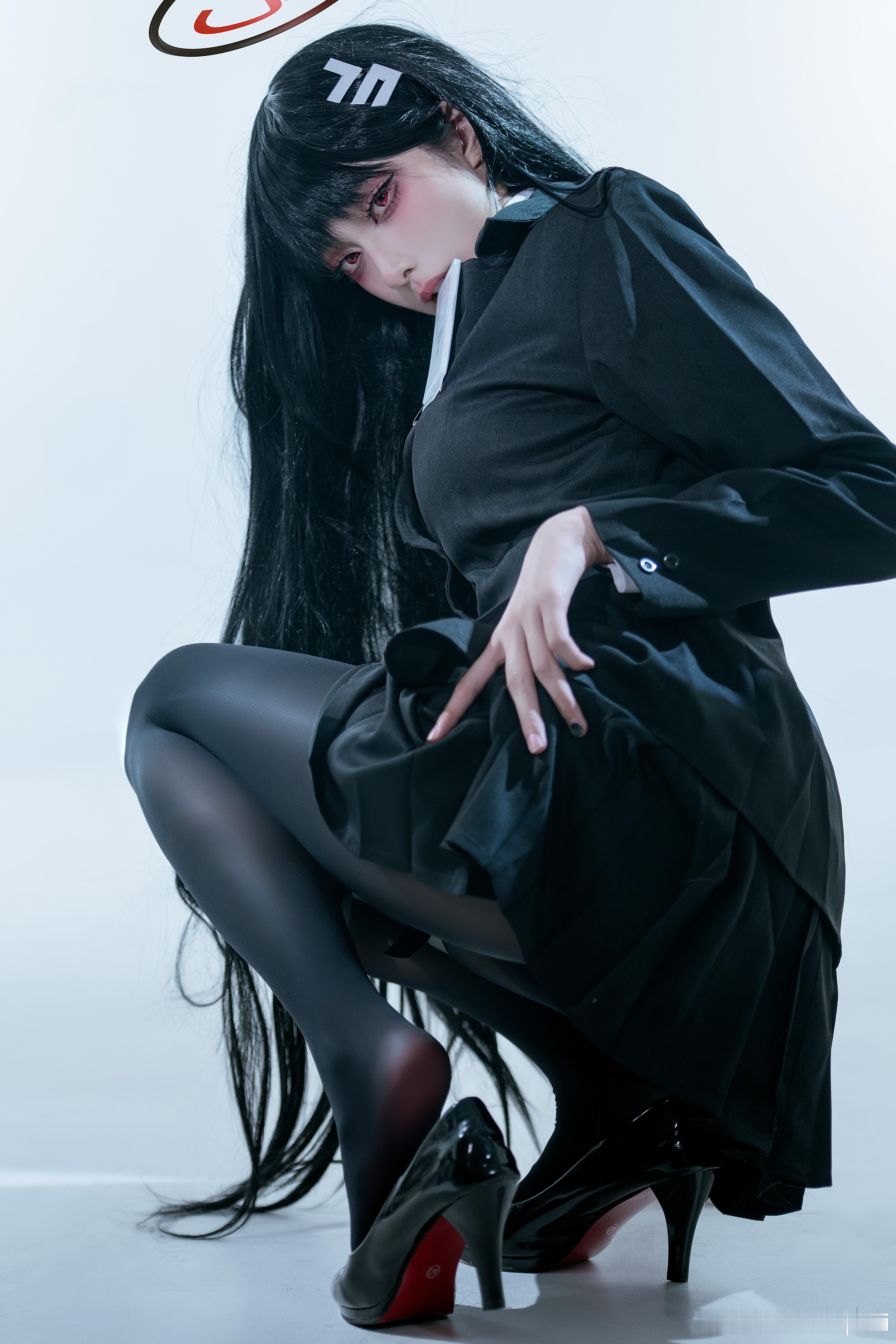 蔚蓝档案cos蔚蓝档案调月莉音毁灭菇大人​​​