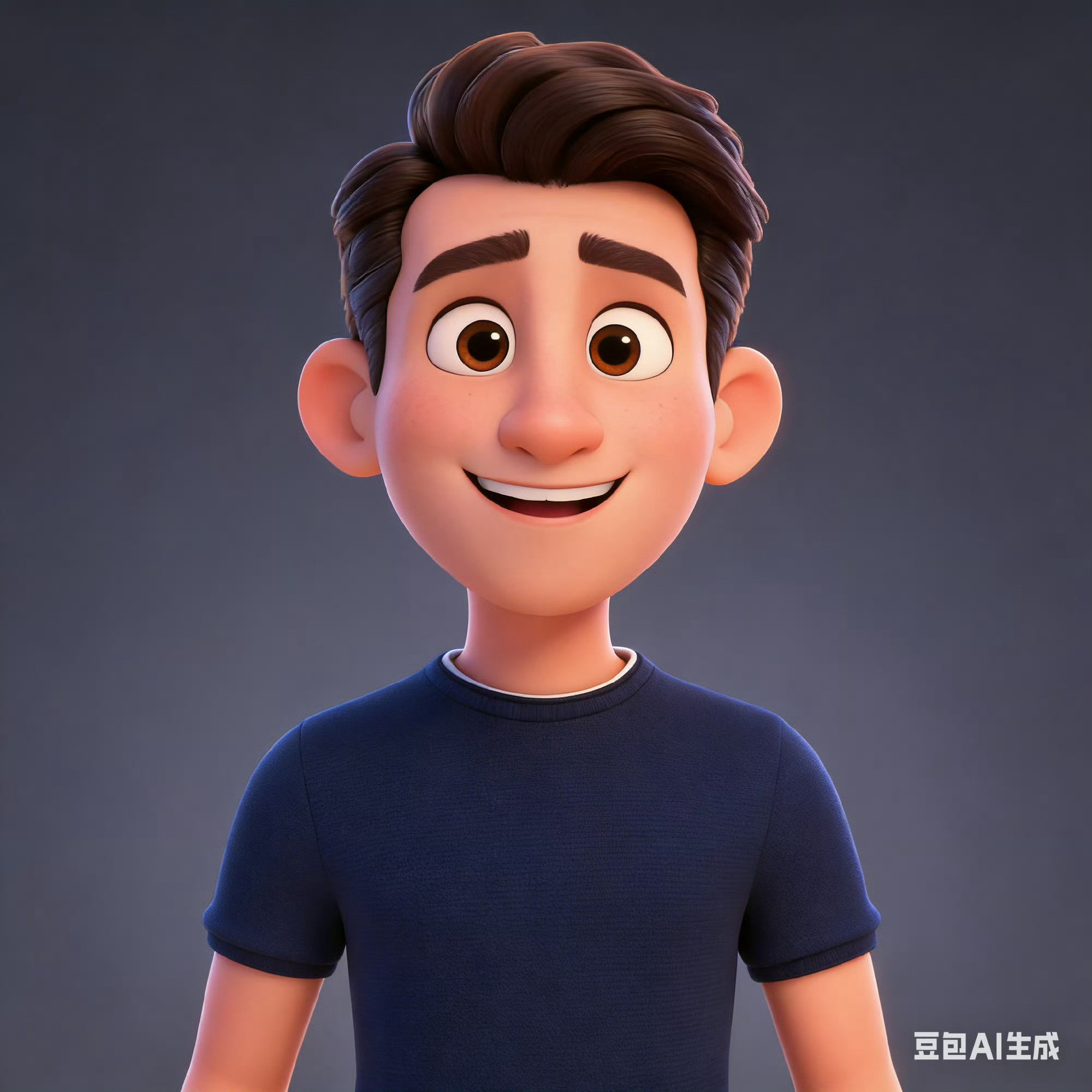 快用豆包试试～把你的头像改成3D动画风