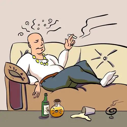 笑话（939）贪官喝醉酒回到家躺在沙发上胡言乱语道：“人生难啊！上班累，开不