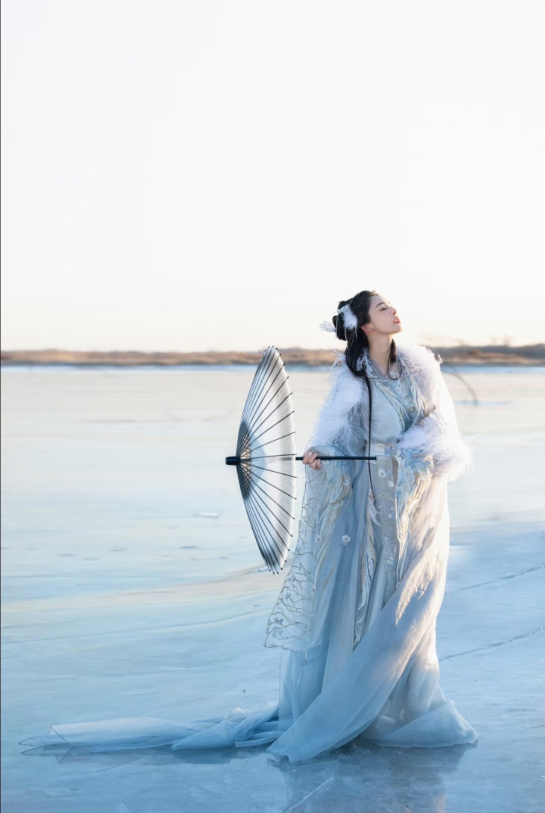 古力娜扎油纸伞写真～