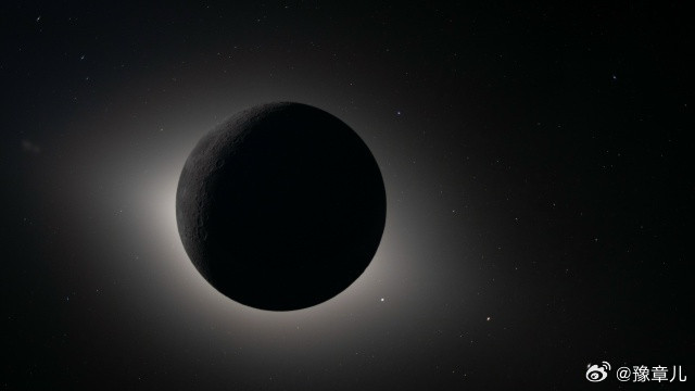 有些人可能会觉得这是一个假的照片。但不,这是美国宇航局4月6日拍摄的真实照片,从