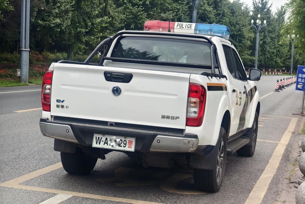 W开头的警车，有人说这是五粮液集团的专属警车，不知道是不是真的，反正图中的车牌，