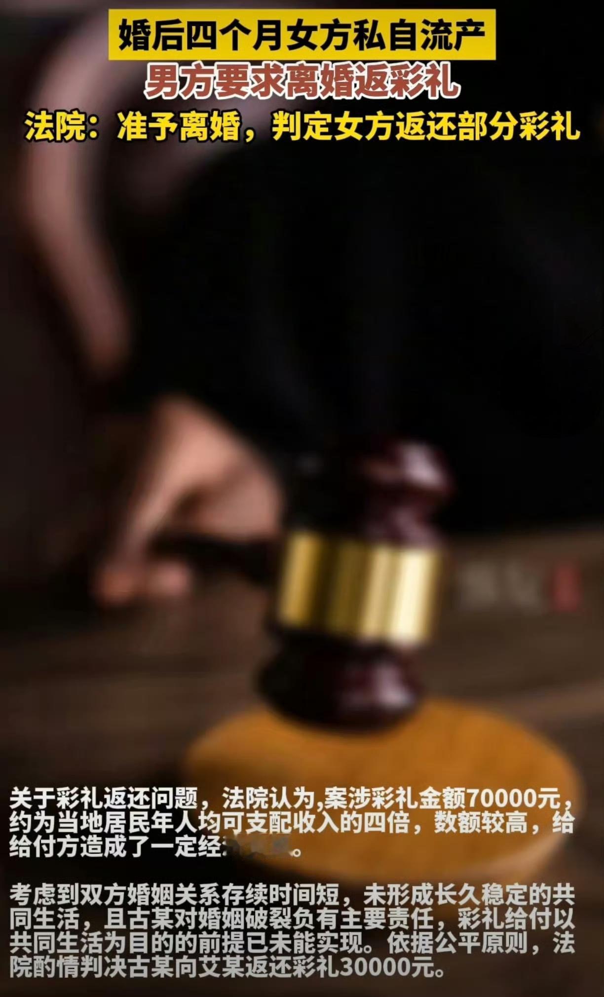 最近有这么一个案子在网上引起了不少讨论，说的是一对刚结婚不久的夫妻，因为妻子在没