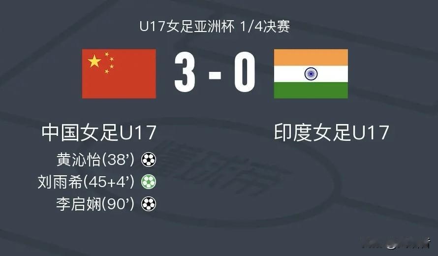 中国足球，男子一直不如女！U17女足晋级世少赛！希望女队晋级的好运能够带给命悬一