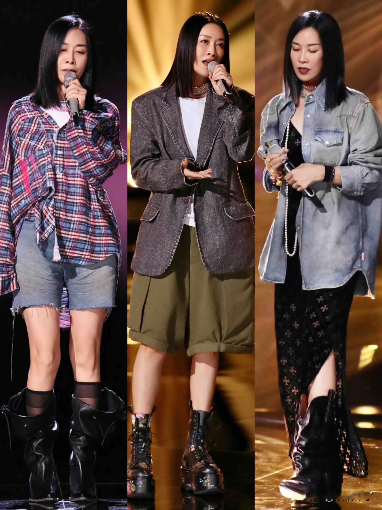 那英的美商真的太能打了！衣品向来在线，脸部状态更是维持得绝绝子。她的医美之路主打