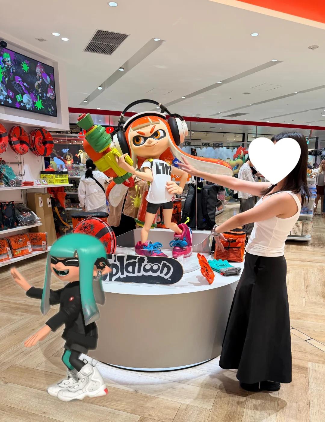 在涩谷任天堂两个我最喜欢的姿势splatoon3