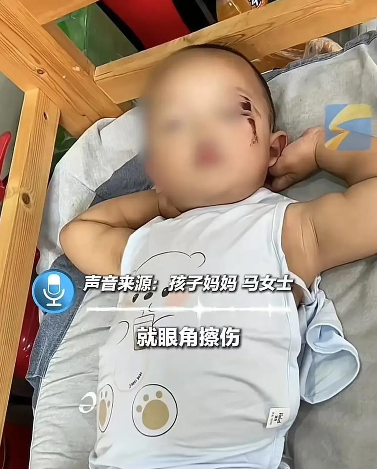 哈尔滨，两岁男孩从六楼坠落，先后去两家大医院检查，结果仅仅伤到眼角——这无疑是幸