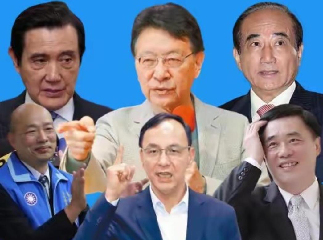 这6人都是去中国化的推动者，都是孙中山创党宗旨的叛逆者，都是台湾回归祖国