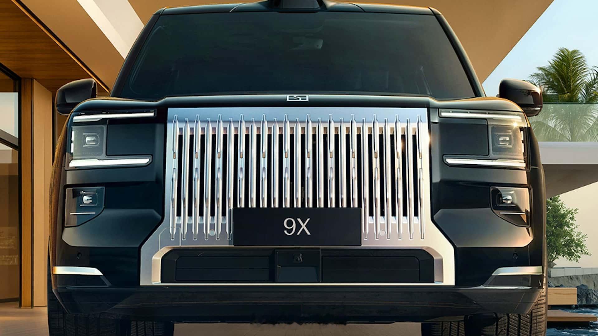 极氪9X极氪9X，这个“直瀑”前脸造型，确实挺大气的