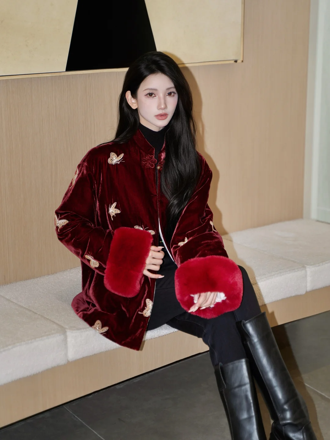 新年战袍封神！蝶绣新中式贵到骨子里