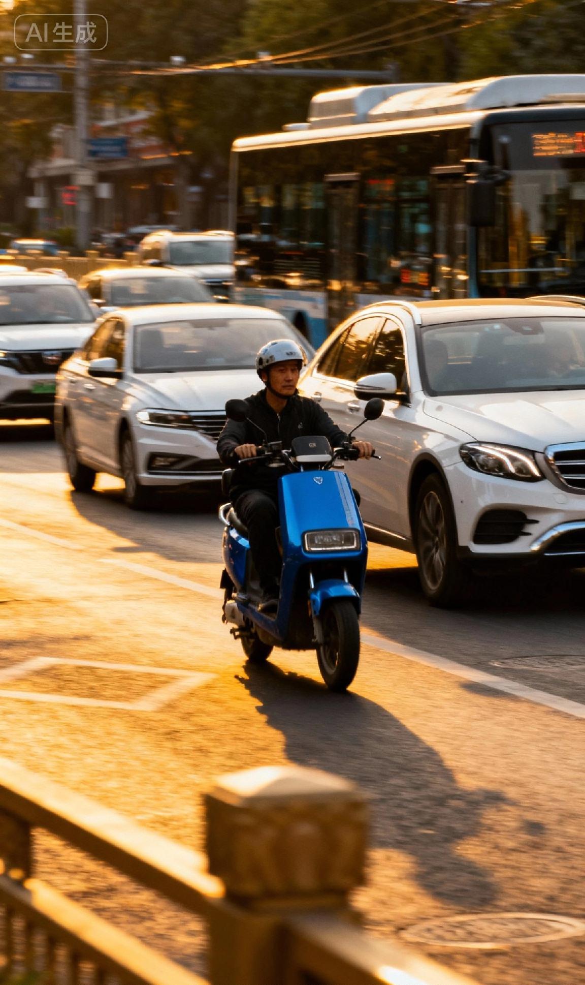 我发现没有驾照也不太好我们那边的县城里面，骑着电动车的大部分都是在家里50多