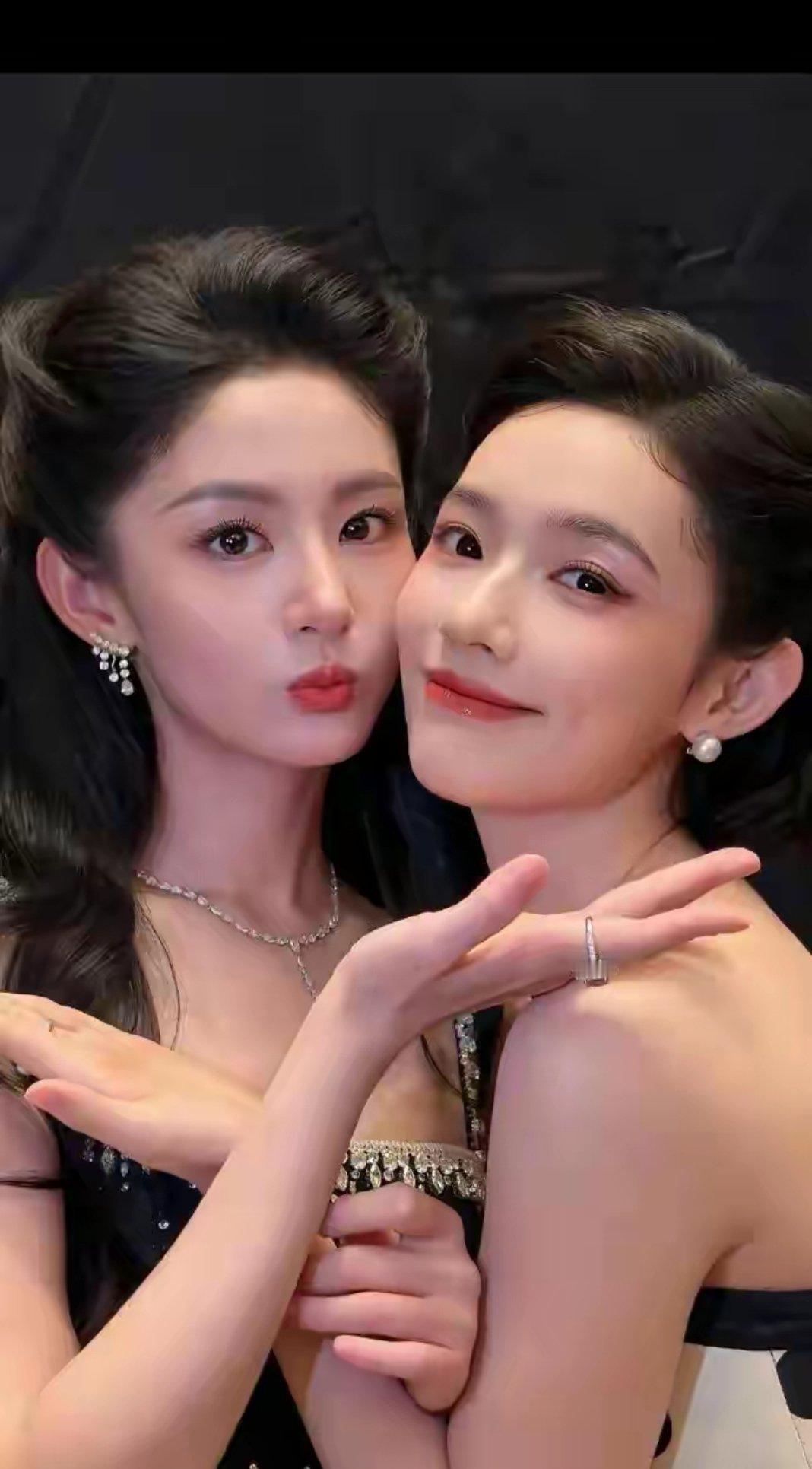 赵晴美貌严重被低估了，竟然能和林允不相上下。