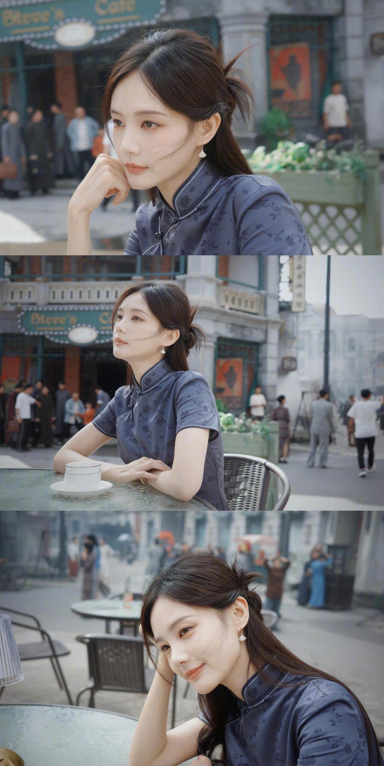 李现在《长风起》剧组时拍的李一桐📸“李老师完全符合“摄影三要素”的基础条件”“