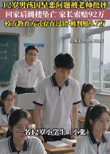 全班写纸条举报早恋，老师嘲讽“有这么痒吗”，12岁男孩儿第二天跳楼身亡！202