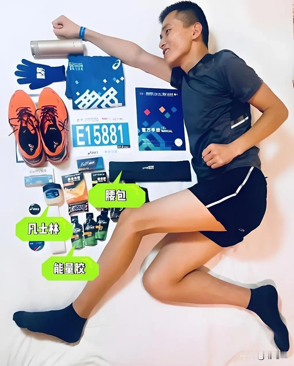 跑马安全警示：跑在赛道上你带上这些救命装备吗？最近刷到一组夜间马拉松实拍图，