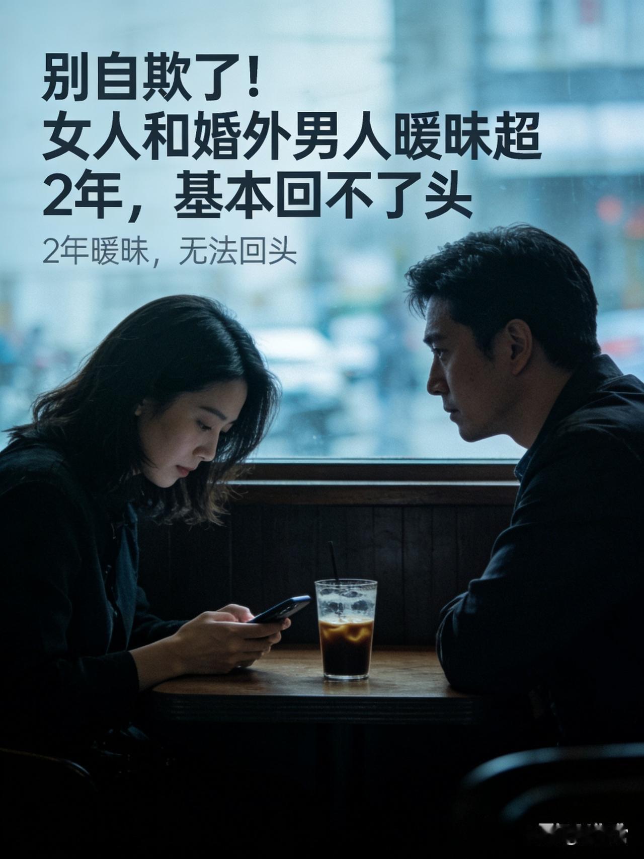 别自欺了！女人和婚外男人暧昧超2年，基本回不了头婚姻里最可怕的，不是一时心