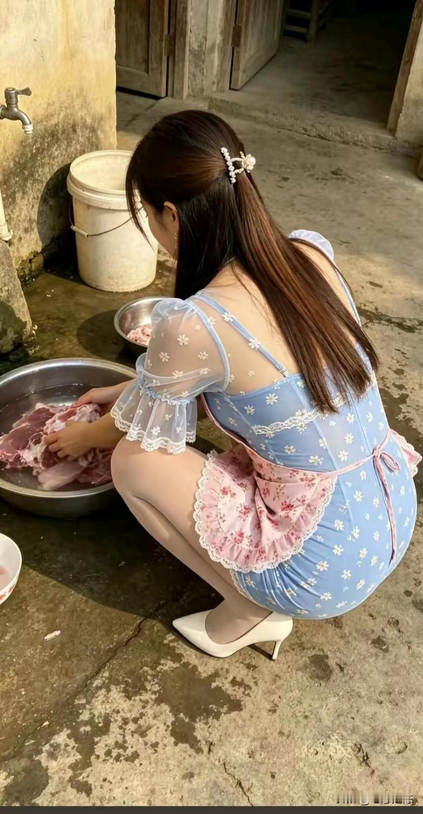 农村姑娘也漂亮